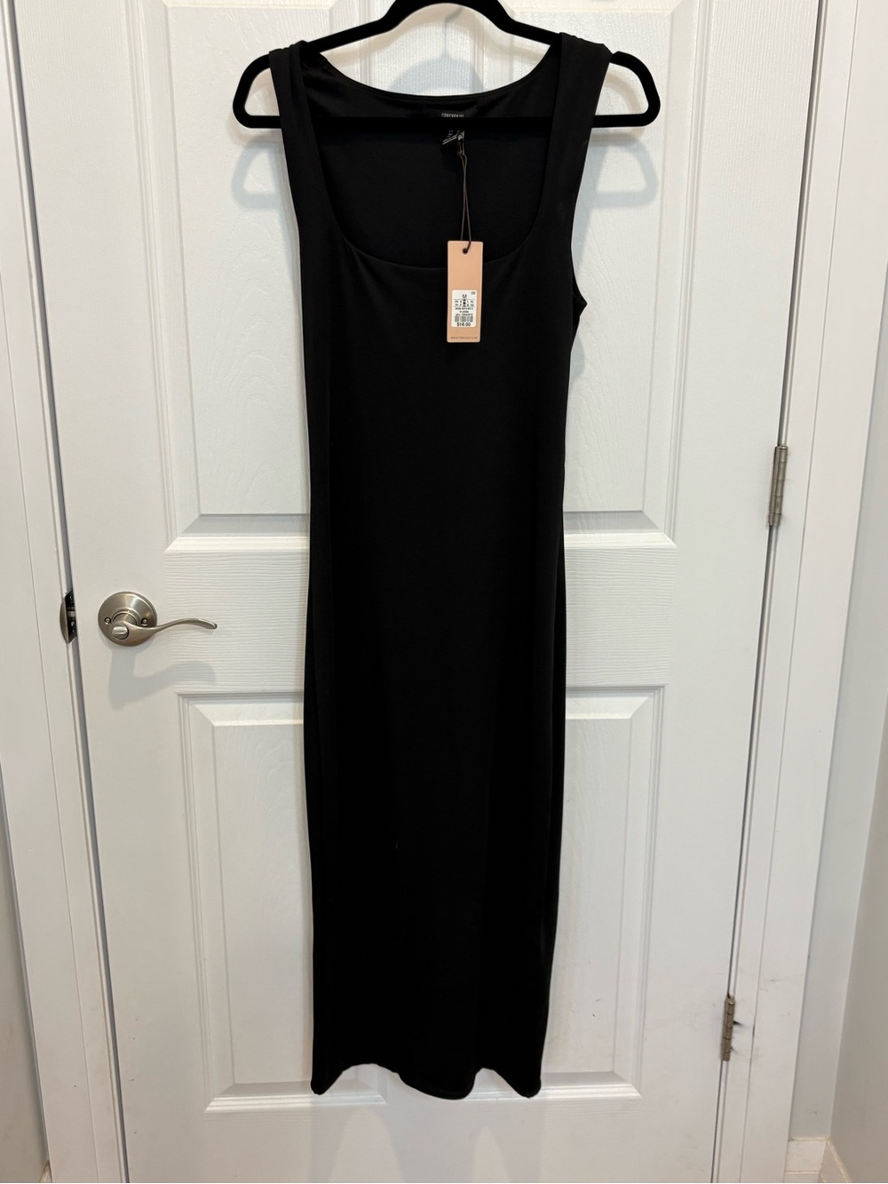 Forever 21 Classic Black Tank Maxi Dress - Timeless Sleeveless Design #1440